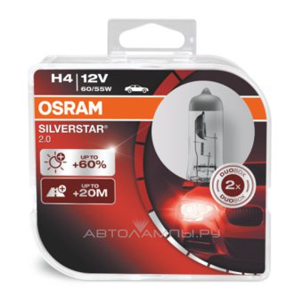 Osram H4 Silverstar 2.0 + 60%